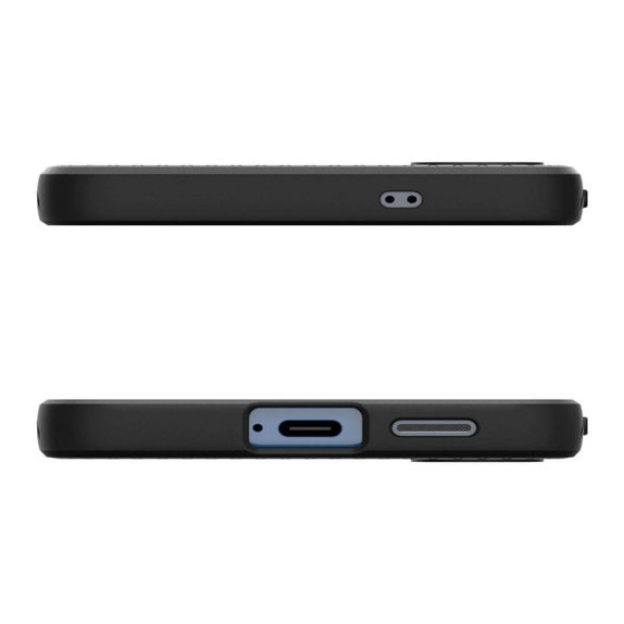 Etui do Samsung Galaxy S25+, Liquid Air, Matte Black, Spigen