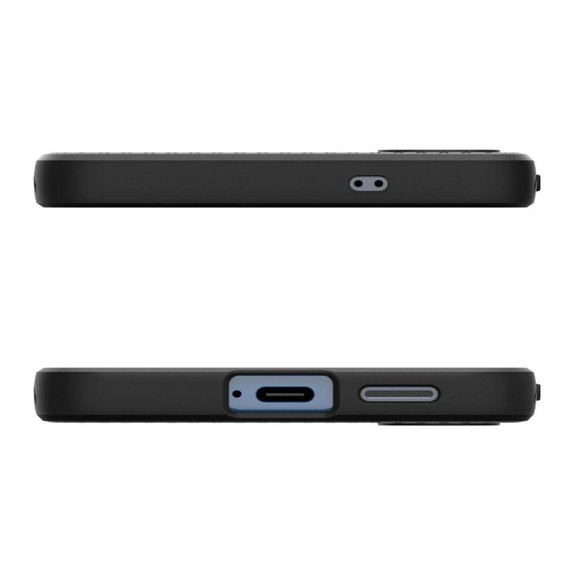Etui do Samsung Galaxy S25, Liquid Air, Matte Black, Spigen
