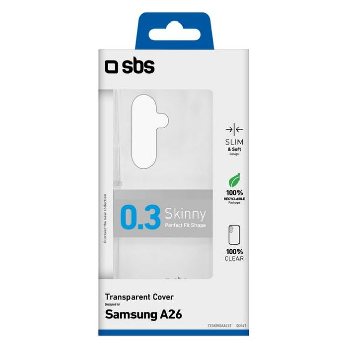 Etui do Samsung Galaxy A26, Skinny, Przezroczysty, Transparent, SBS