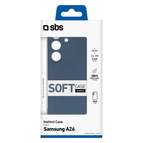 Etui do Samsung Galaxy A26, Instinct, Niebieski, Blue, SBS
