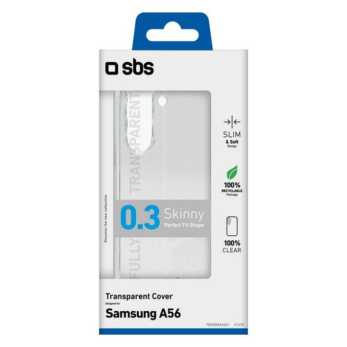 Etui do Samsung Galaxy A56, Skinny, Przezroczysty, Transparent, SBS