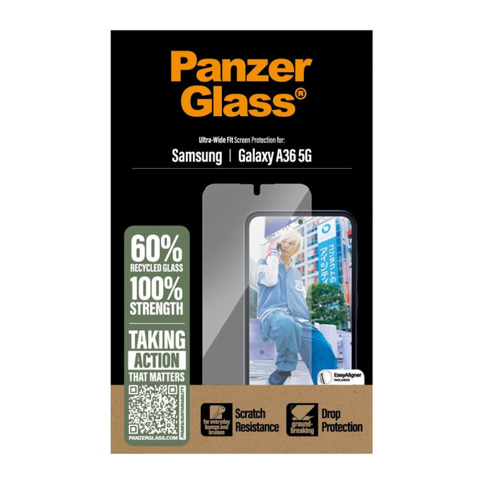 Szkło hartowane UWF do Samsung A36 5G, Przezroczysty, PanzerGlass