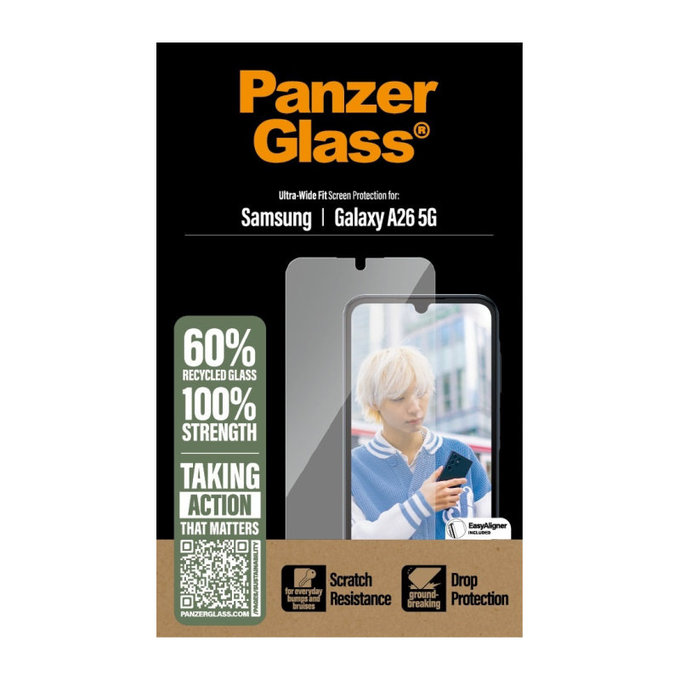 Szkło hartowane UWF do Samsung A26 5G, Przezroczysty, PanzerGlass