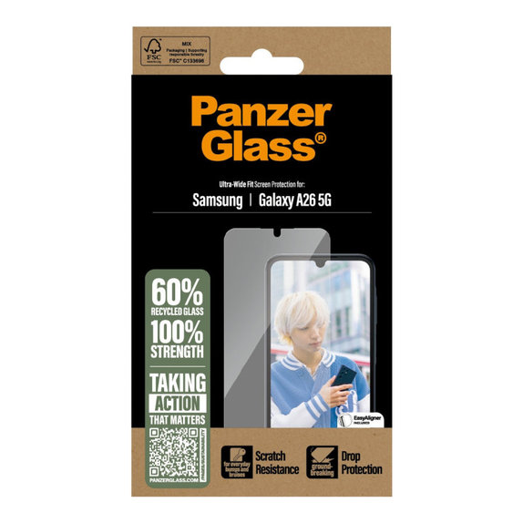 Szkło hartowane UWF do Samsung A26 5G, Przezroczysty, PanzerGlass