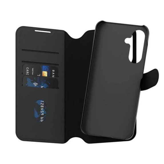 Etui Wallet Tango Two-In-One do Samsung A56 5G, Czarny, PanzerGlass