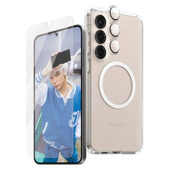 Bundle 3w1 do Samsung Galaxy S25+, PanzerGlass