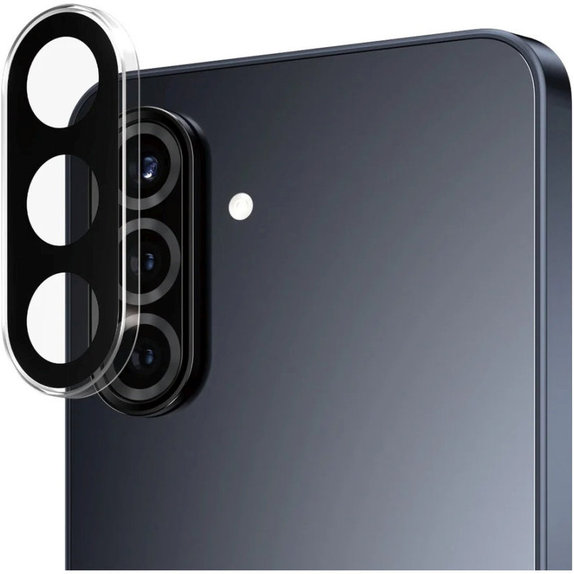 Osłona obiektywu aparatu Hoops do Samsung A56 5G, Przezroczyste, PanzerGlass