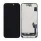 Wyświetlacz Soft OLED dla iPhone 15, Ekran dotykowy z ramką, DIAGNOSTIC