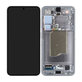 Wyświetlacz OLED do Samsung Galaxy S25, Ekran dotykowy z ramką, Silver Shadow