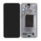 Wyświetlacz OLED do Samsung Galaxy S25 Plus, Ekran dotykowy z ramką, Silver Shadow