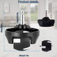 Przednie koło do Eufy Robovac-series, Czarny, Black
