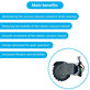 Koło z silnikiem do Xiaomi Robot Vacuum X20, S10, Dreame X30, X20, X10 Pro, Right, Czarny, Black