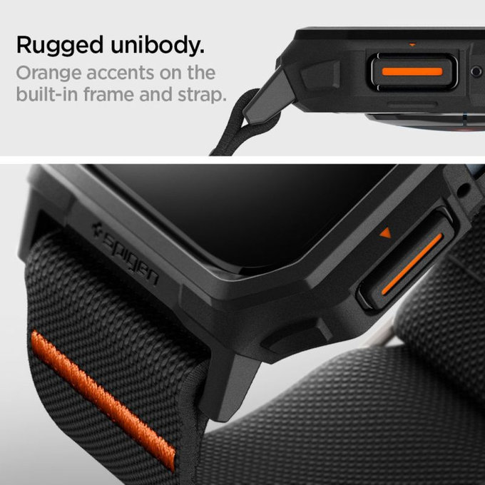Pasek Lite Fit "Pro" do Apple Watch (44, 45mm), Matte Black, Spigen