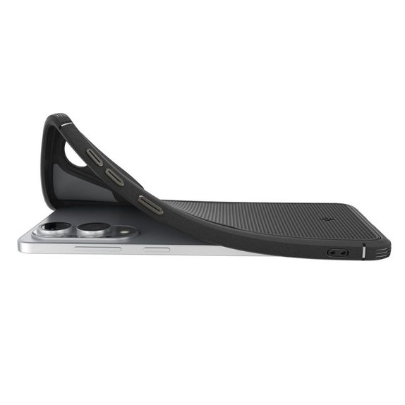 Etui Core Armor z MagSafe do Samsung Galaxy S25 Edge, Matte Black, Spigen
