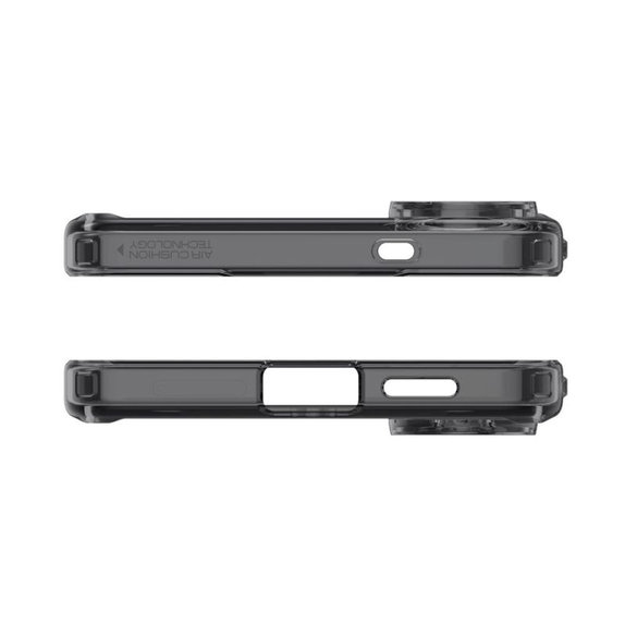Etui z MagSafe do Samsung Galaxy S25 Edge, Ultra Hybrid, Frost Black, Spigen