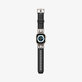 Pasek Durapro Armor PU do Apple Watch (42, 44, 45, 49mm), Czarny, Black, Spigen