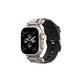 Pasek Durapro Armor PU do Apple Watch (42, 44, 45, 49mm), Czarny, Black, Spigen