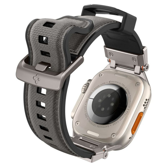 Pasek Durapro Armor do Apple Watch (42, 44, 45, 49mm), Szary, Gray, Spigen