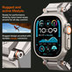 Pasek Durapro Armor do Apple Watch (42, 44, 45, 49mm), Szary, Gray, Spigen