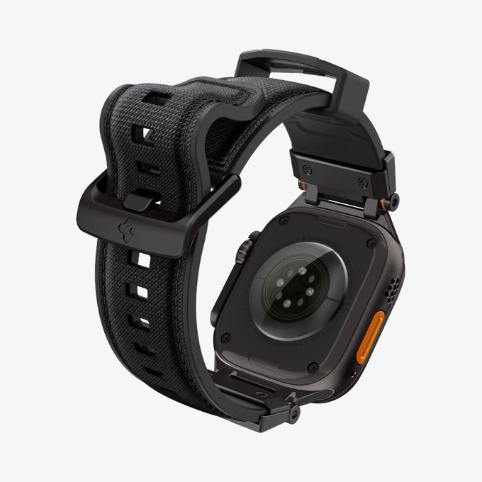 Pasek Durapro Armor do Apple Watch (42, 44, 45, 49mm), Black Edition, Spigen
