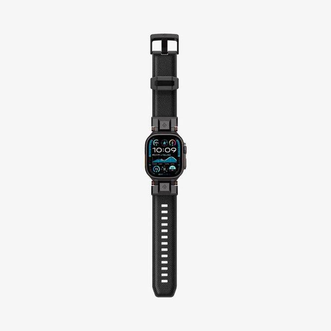 Pasek Durapro Armor do Apple Watch (42, 44, 45, 49mm), Black Edition, Spigen
