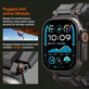 Pasek Durapro Armor do Apple Watch (42, 44, 45, 49mm), Black Edition, Spigen