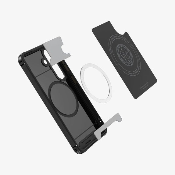 Etui Core Armor z MagSafe do Samsung Galaxy S25, Matte Black, Spigen