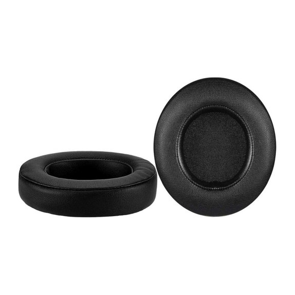 Zapasowe nauszniki do Razer Kraken V2 Pro, pianka memory i skóra PU, Czarny, Black, 1 para