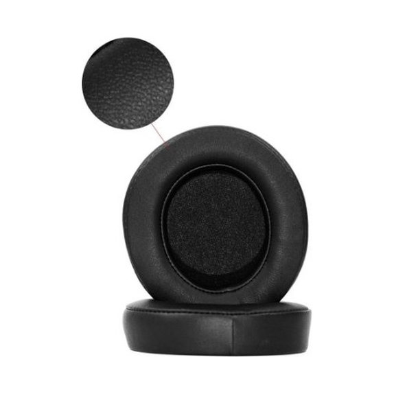 Zapasowe nauszniki do Razer Kraken V2 Pro, pianka memory i skóra PU, Czarny, Black, 1 para