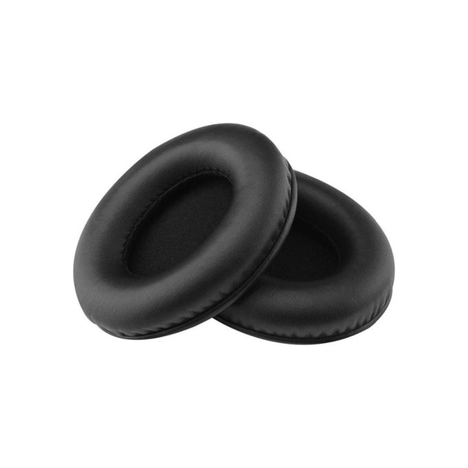 Zapasowe nauszniki do Beats Studio 1, pianka memory + skóra PU, Czarny, Black, 1 para