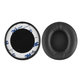 Zapasowe nauszniki do Beats Solo Pro, Wireless, pianka memory + skóra PU, Czarny, Black, 1 para