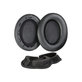 Zapasowe nauszniki do Sony WH-1000XM3, pianka memory + skóra PU, Czarny, Black, 1 para