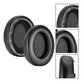 Zapasowe nauszniki do Sony WH-XB910N, pianka memory + skóra PU, Czarny, Black, 1 para