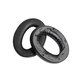 Zapasowe nauszniki do Sony WH-1000XM4, pianka memory i skóra PU, Czarny, Black, 1 para