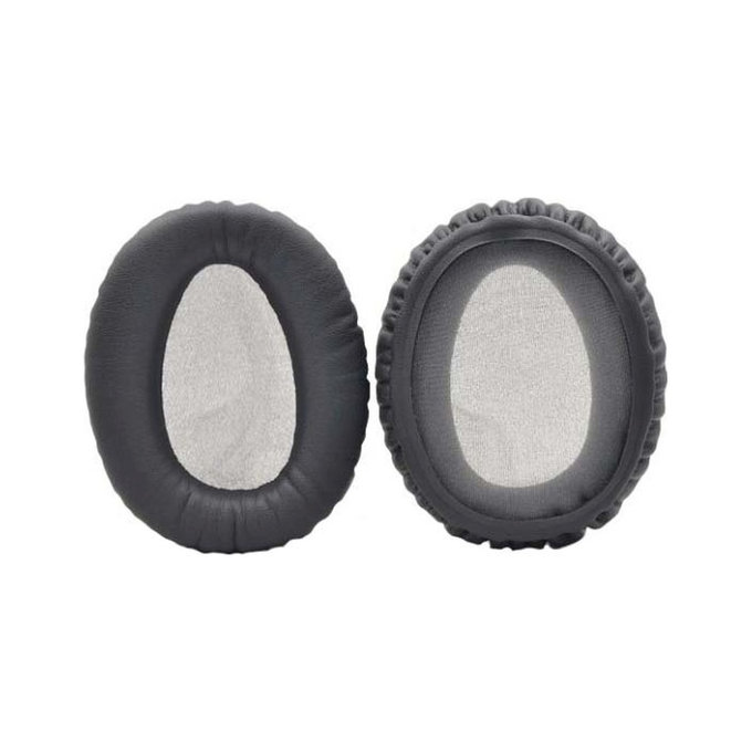 Zapasowe nauszniki do Sony WH-CH710N, pianka memory i skóra PU, Czarny, Black, 1 para