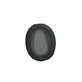 Zapasowe nauszniki do Sony WH-CH710N, pianka memory i skóra PU, Czarny, Black, 1 para