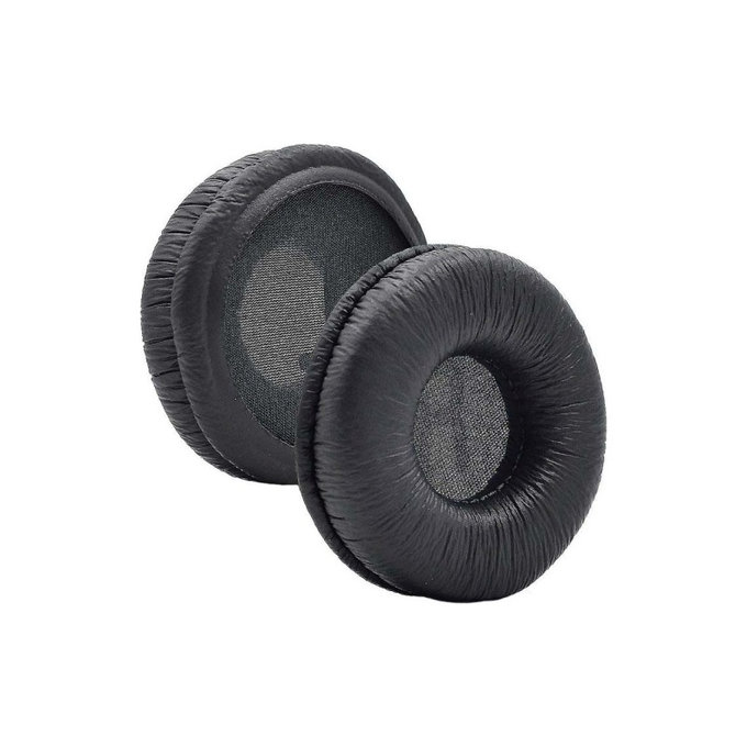 Zapasowe nauszniki do JBL Tune 450, pianka memory i skóra PU, Czarny, Black, 1 para