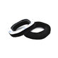 Zapasowe nauszniki do Logitech Astro A40, A50, pianka memory i tkanina, Czarny, Black, 1 para