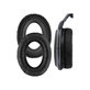 Zapasowe nauszniki do Sennheiser HD650, pianka memory i skóra PU, Czarny, Black, 1 para