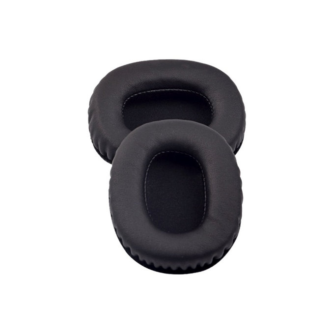Zapasowe nauszniki do Marshall Monitor, pianka memory i skóra PU, Czarny, Black, 1 para