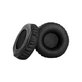 Zapasowe nauszniki do Philips SHB3060, pianka memory i skóra PU, Czarny, Black, 1 para