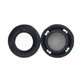 Zapasowe nauszniki do AKG K702, pianka memory i zamsz, Czarny, Black, 1 para