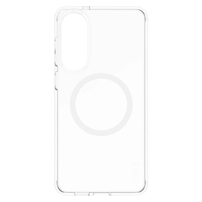 Etui Urban Combat z białym QI do Samsung Galaxy S25 Edge, Przezroczyste, PanzerGlass