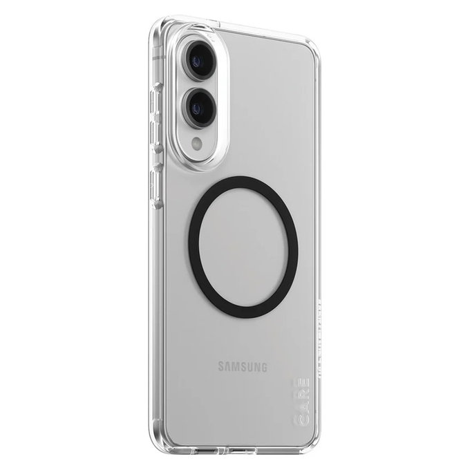 Etui Urban Combat z czarnym QI do Samsung Galaxy S25 Edge, Przezroczyste, PanzerGlass