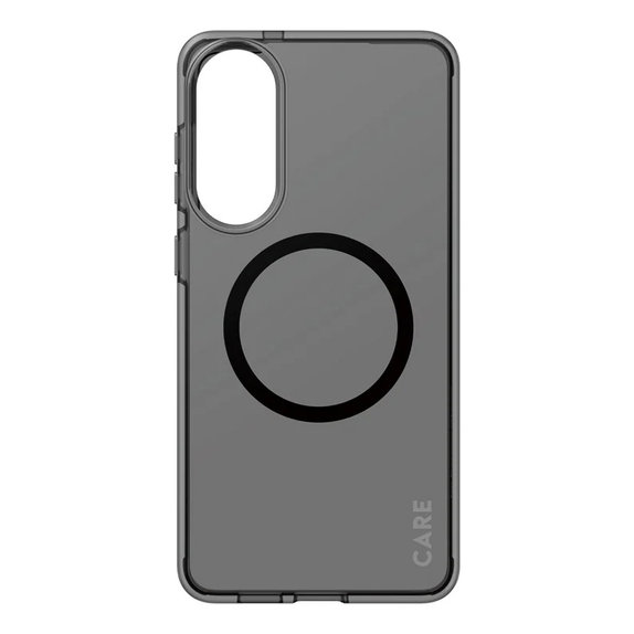 Etui Smokey z czarnym QI do Samsung Galaxy S25 Edge, Czarne, PanzerGlass