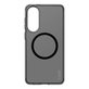 Etui Smokey z czarnym QI do Samsung Galaxy S25 Edge, Czarne, PanzerGlass