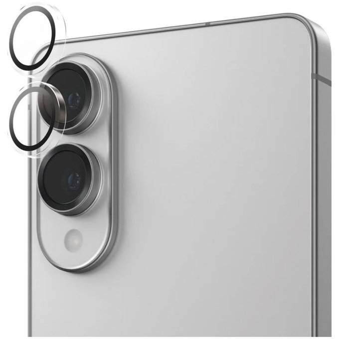 Osłona obiektywu aparatu Hoops do Samsung S25 Edge, Przezroczyste, PanzerGlass