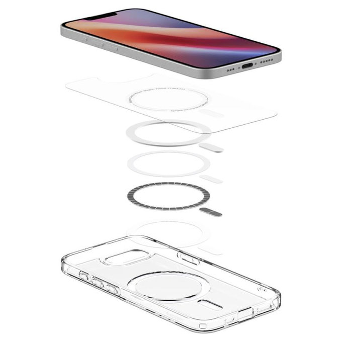 Etui z MagSafe do iPhone 16e, Ultra Hybrid, Biały, White, Spigen