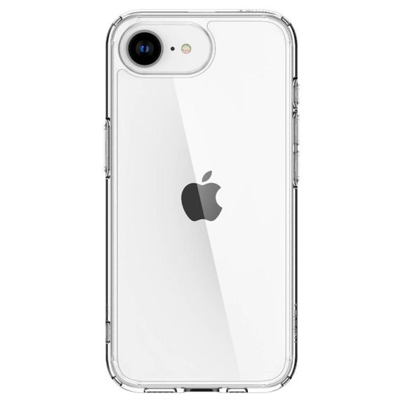Etui do iPhone 16e, Ultra Hybrid, Crystal Clear, Spigen