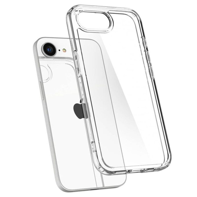 Etui do iPhone 16e, Ultra Hybrid, Crystal Clear, Spigen